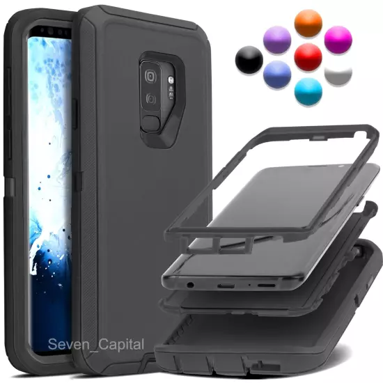 For Samsung Galaxy S9 S9+ Heavy Duty Rugged Shockproof Protective Hard Case 