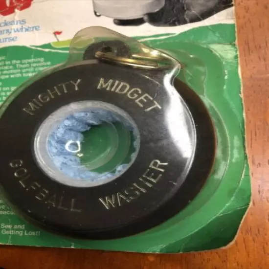 Vtg Mighty Midget Golf Ball Golfball Washer New Old Stock Works Like Magic!