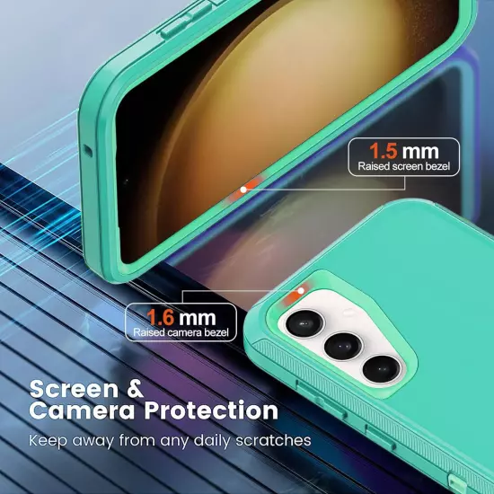 For Samsung Galaxy S23 Ultra/S22/FE/Plus Case Phone Cover Shockproof+Screen Glas