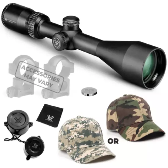 Vortex Optics Crossfire II 3-9x50 Straight-Wall Riflescope and Wearable4U Bundle