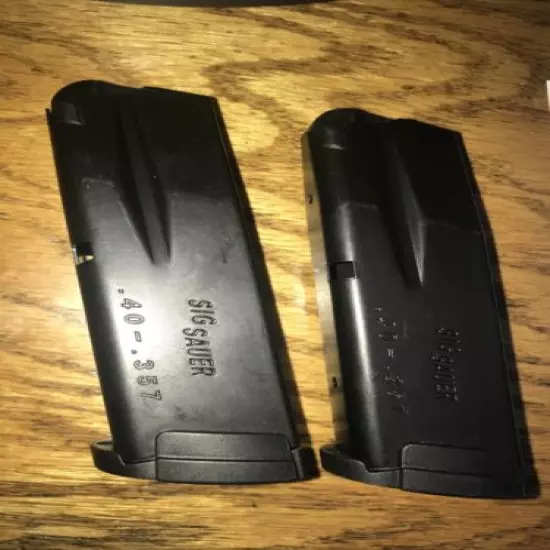 2 Sig Sauer 40 357 10 Round Magazines