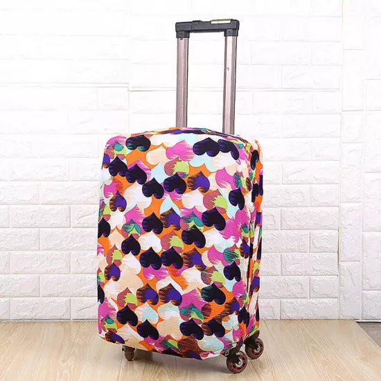 Elastic Print Luggage Suitcase Protector Cover Suitcase Anti Dust Scratch 18-28