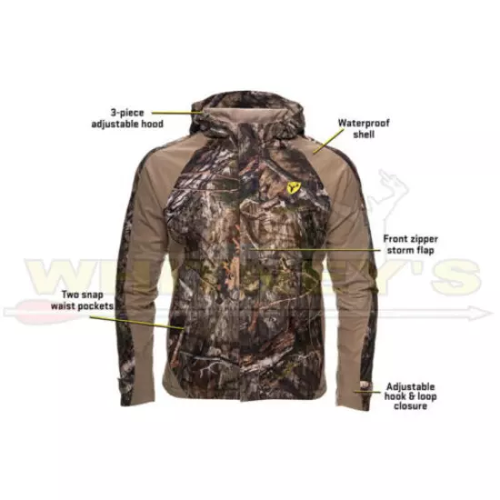 Blocker Outdoors Drencher Jacket w/ Hood MO Country DNA, Medium-1055111-238-MD