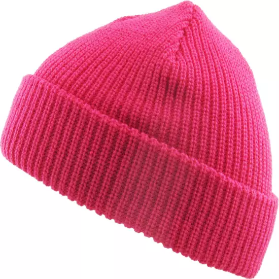 Warm Winter Knit Cuff Beanie Cap Fisherman Watch Cap Daily Ski Hat Skully