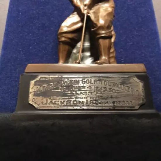 1930 Mindowaskin Golf Tournament Westfield, New Jersey Golf Trophy