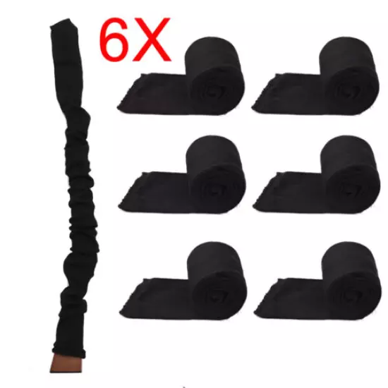 6 Pcs 140cm Gun Sock 54" Rifle Sleeve Silicone Treated Shotgun Protective Cover