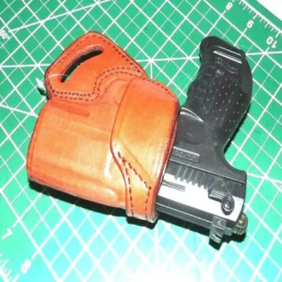 Tagua MBH-1032 AMBI Brown Leather SOB Holster for Walther P22 3.4"