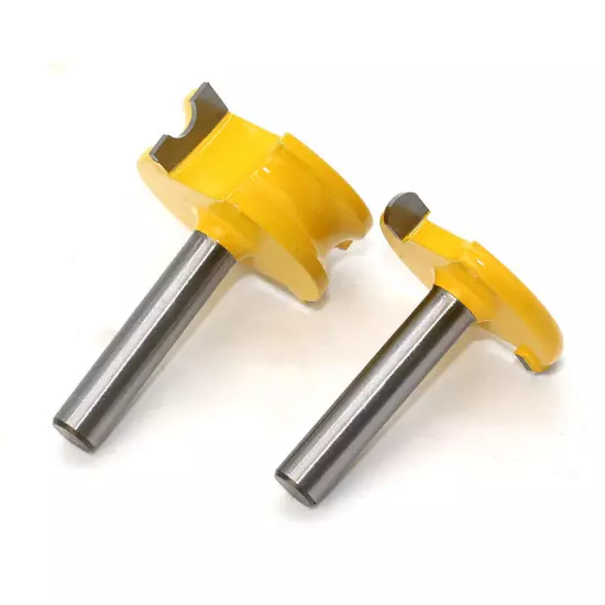 2 PCS Router Bit T-type Arc Milling with 1/2-inch Shank Electric P7L1