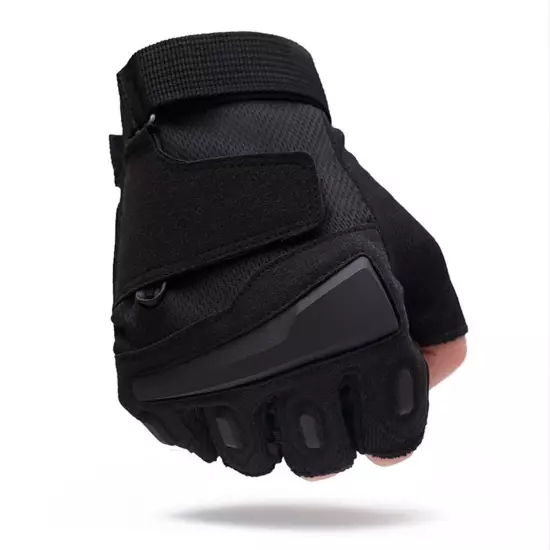 Men's Fingerless Breathable Workout Gloves Tactical Combat Shooting Motorcycl...