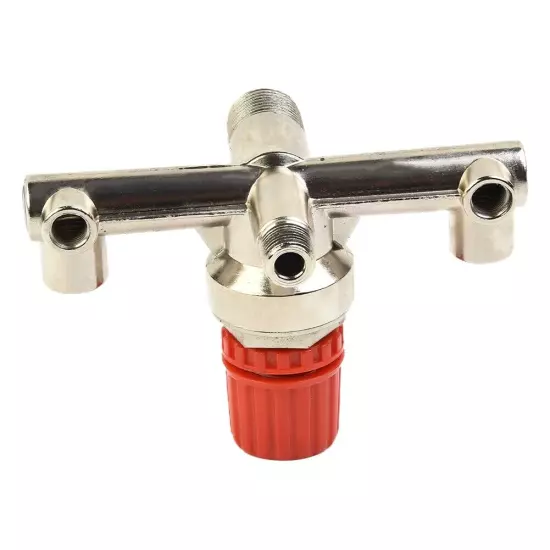 High Flow Double Outlet Tube Air Compressor Switch Pressure Regulator Valve