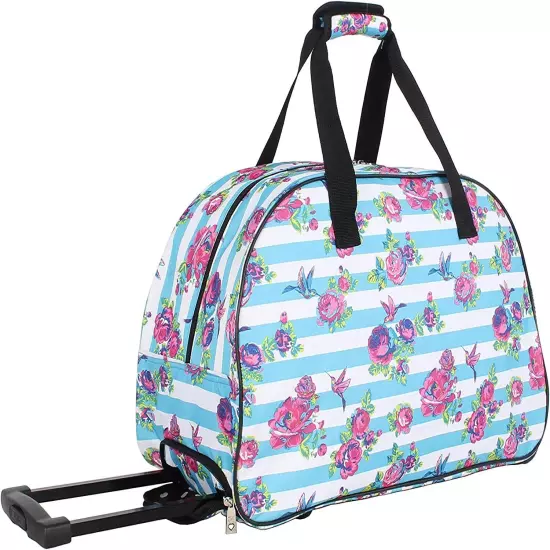 Betsey Johnson Unisex Carry-On Luggage Collection 2 - Roller Duffle Bag