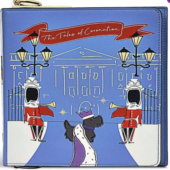 NWT RADLEY LONDON Bag NEW Book Street THE CORONATION Flapover Crossbody Queen