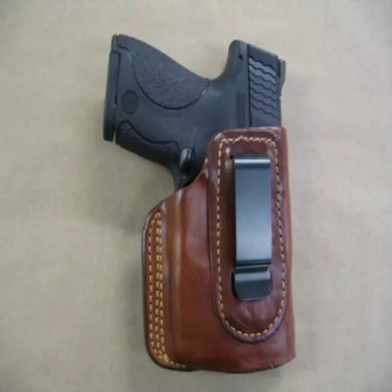 Taurus 709 / 740 With Laser IWB Leather In Waistband Conceal Carry Holster TAN R