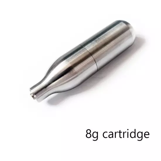 Recyclable 8g 12g Co2 Cartridge Stainless Steel Refillable Cylinder Capsule 