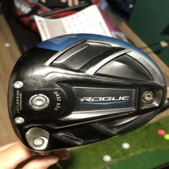 Tour Issue LH Callaway Rogue Driver Head 9* Left Handed