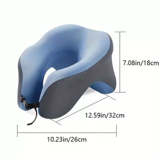 Memory Foam U-Shaped Travel Pillow Neck Support Head Rest Car Plane Soft Cushion