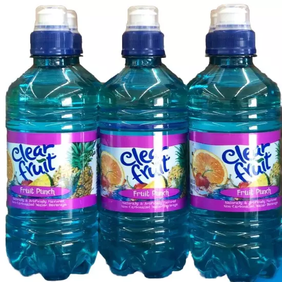 Clear Fruit Fruit Punch Flavored Water 6 Pack 16.9oz Bottles