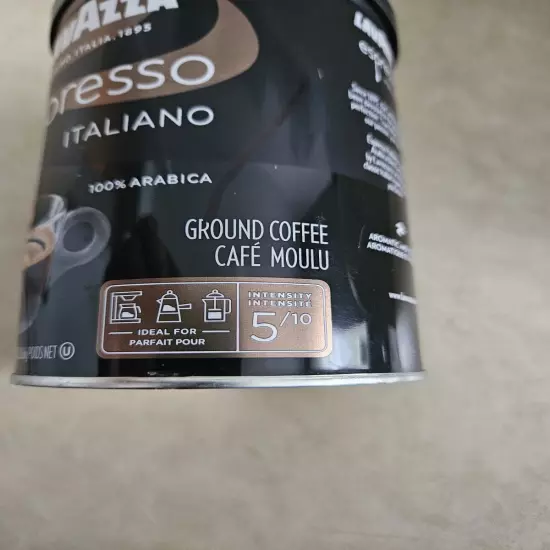 Espresso Ground Coffee Blend, Roast, 8-Oz Can, Italiano 100% Arabic