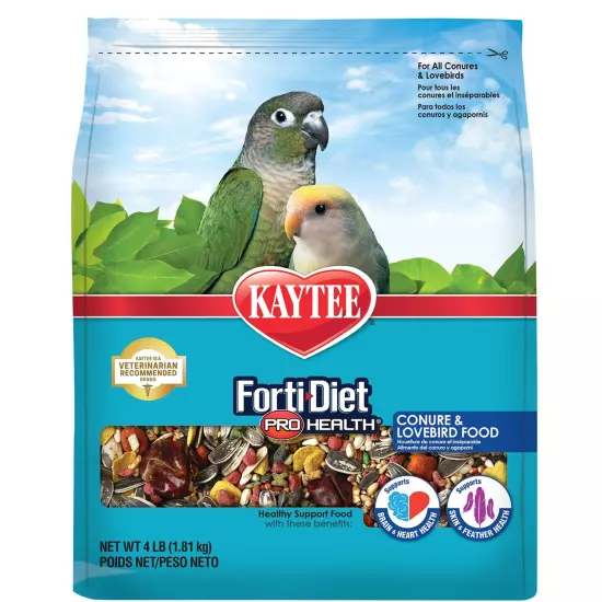 Forti-Diet Pro Health Pet Conure & Lovebird Food, 4 lb