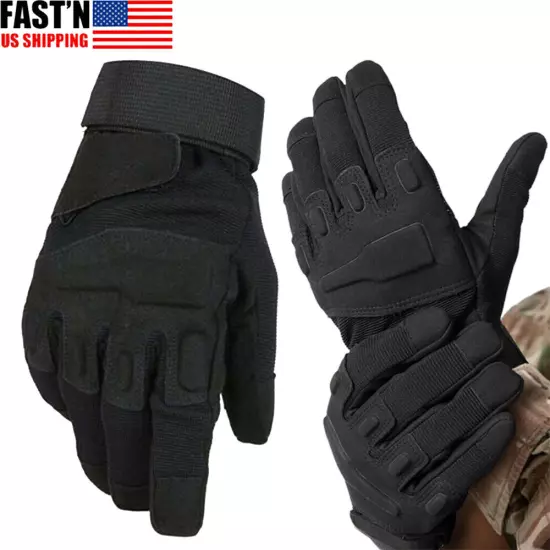 Tactical Full Finger Gloves Army Military Hunting Combat Shooting for Men Women