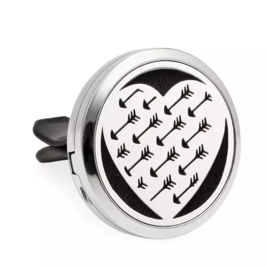 Car Diffuser Vent Clip Air Freshener Essential Oil Aroma diffuser Locket 10Pads 