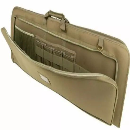 VISM Deluxe Carbine Rifle Case 42" Single Rifle Bag Tactical Shooting Hunt TAN