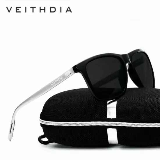 VEITHDIA HD Polarized Photochromic Sunglasses Men Aluminum Sport Driving Glasses