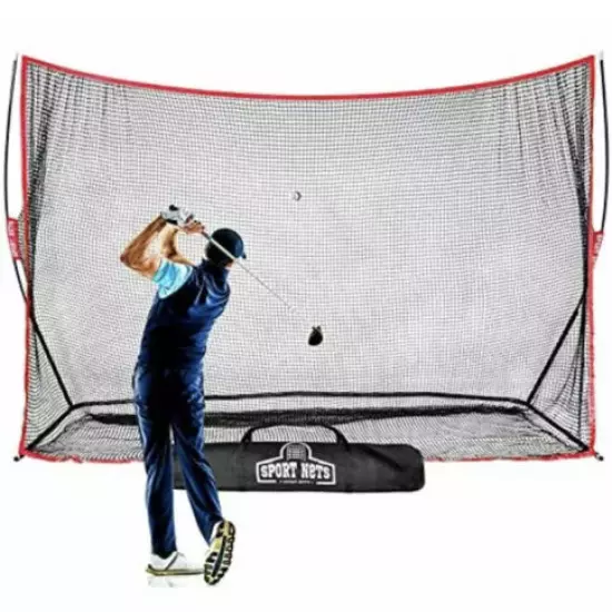 Heavy Duty Golf Hitting Net Perfect for Indoor o r Backyard Golf Driving Rang...