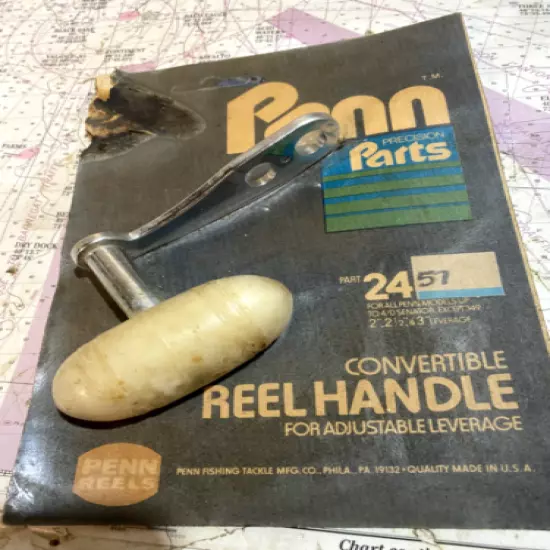 Penn Reels power handle original NOS for in package 70s 80s rare collectable