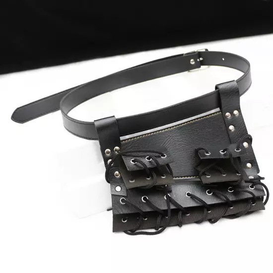 Scabbard Holder Leather Katana Belt Ring Strap Sword Waist Belt Cosplay Prop