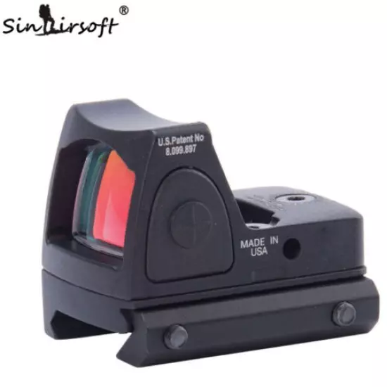 Red Dot Style Sight Scope Tactical Adjustable Rifle Scope Airsoft picatinny rail