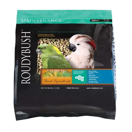 Roudybush Daily Maintenance Bird Food, Medium, 25-Pound