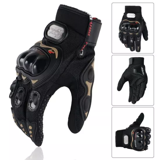 Motocross Motorcycle Gloves Full Finger Anti-slip Anti-fall Breathable Gloves