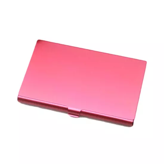 Business ID Credit Card Wallet Holder Aluminum Covered Pocket Case Box Creative 