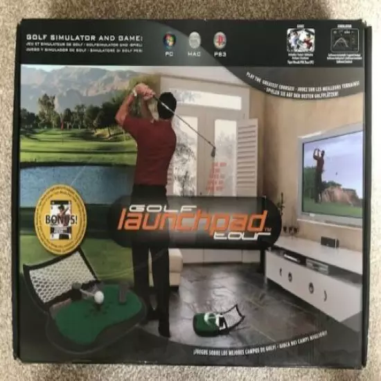 Golf Launchpad Tour (PC, Mac And PS3) Golf simulator with software