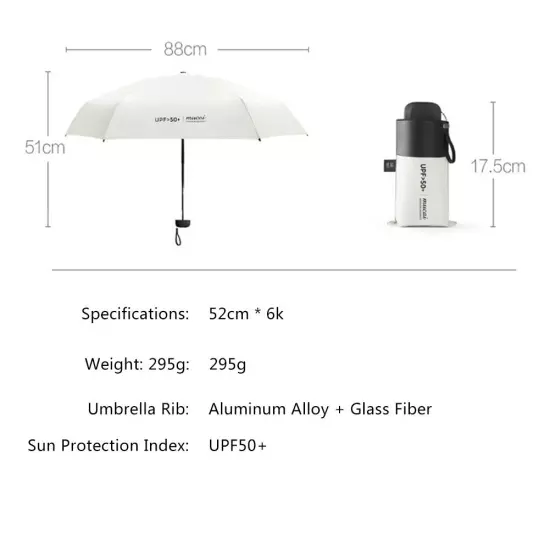 Umbrella Sun Shade Umbrella Women Rain Umbrella UV Sun Umbrella Business Umbrell