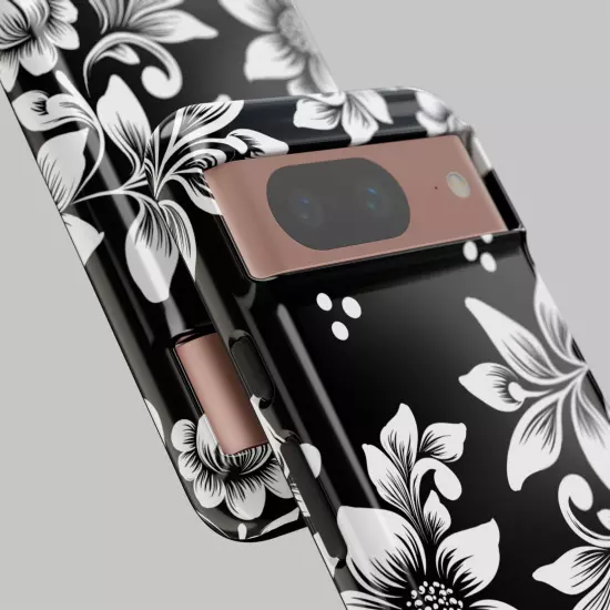 Black & White Floral Style - Tough Cases