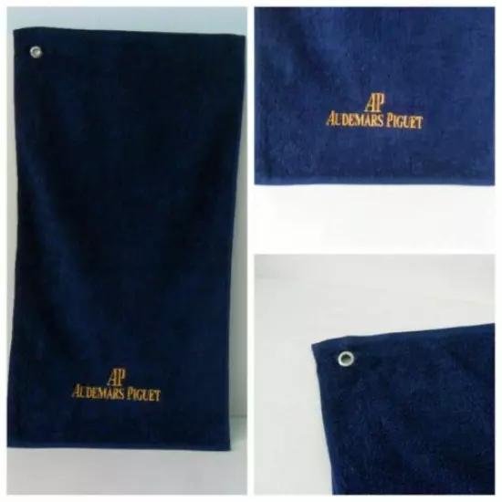 Audemars Piguet Golf Towel - LARGE 14" x 26" - Brand New - Never Used - Blue