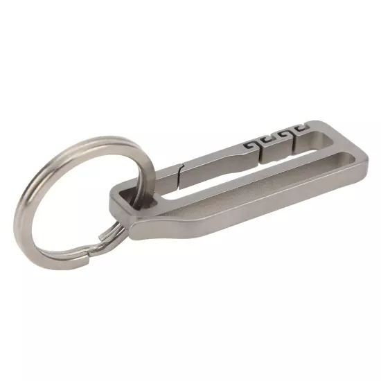 Titanium Alloy Belt Hang Buckle Durable Key Chain Waist Hanging Ring Key