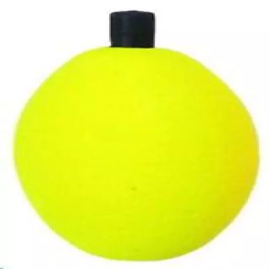 Betts B0250Y 2.5" Oval Float With Pegs Yellow Color Yellow Bag of 50