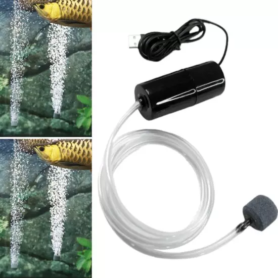 Portable Fish Tank Mini Oxygen Pump USB Oxygen Pump Outdoor Fishing Oxygen Pump∧