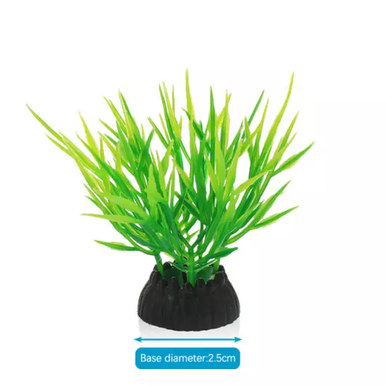 Aquarium Decorative Simulation Aquatic Plant Fish Tank Landscape Ornament Gra Sn