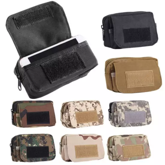 Travel Waist Pack Mini Waist Bag Army Molle Pouch Utility Belt Pouch Mess Bag