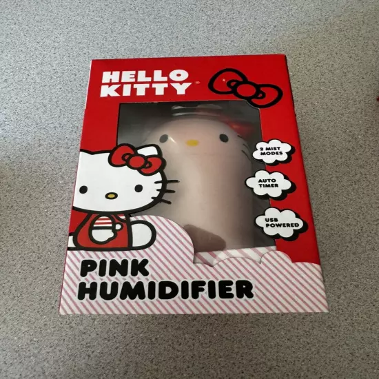 New Sanrio Hello Kitty USB Pink Humidifier Timer Mist Small 280ml