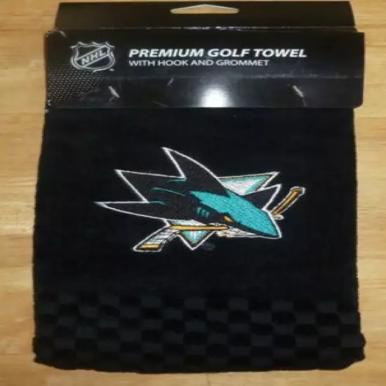 NHL Embroidered Tri-fold Towel - San Jose Sharks Golf 