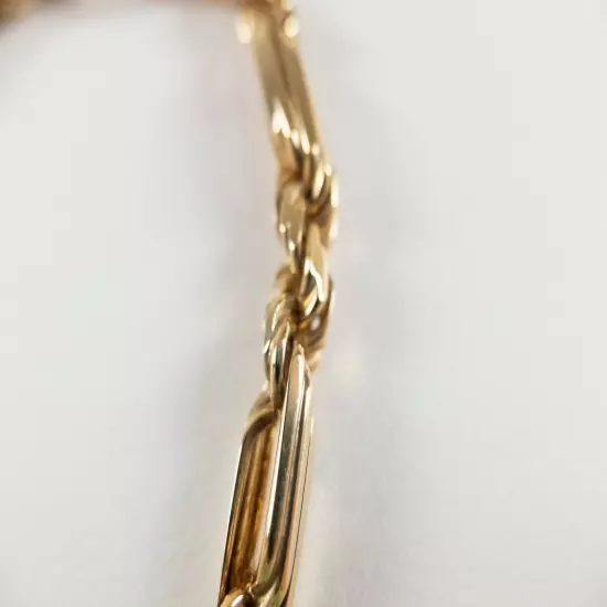 BOTTEGA VENETA Ripple gold plated silver bracelet Medium authentic designer NWT