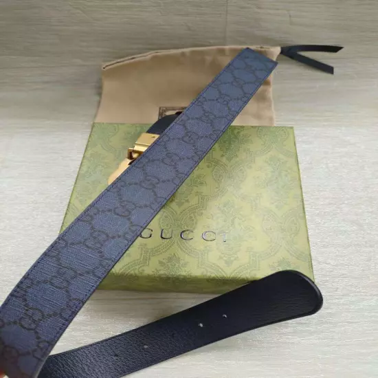 Gucci belt leather with box