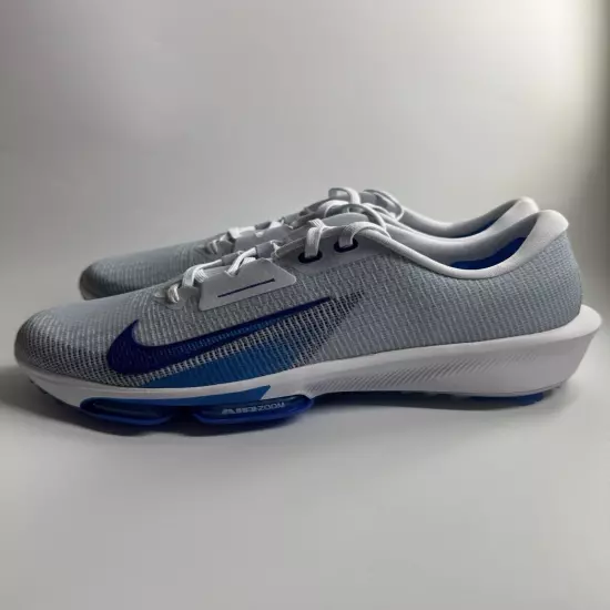 Nike Mens 11 Air Zoom Infinity Tour 2 Golf Shoes (Wide) Grey/Blue FD0218-001