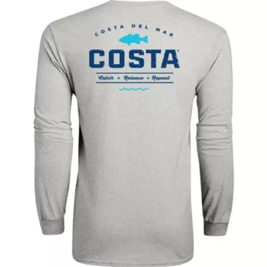 Costa Del Mar Top Water Long Sleeve T-shirt- Pick Size & Color - Free Ship