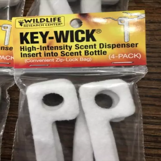 6-Packs of 4 Wildlife Research Center Key-Wick High-Intensity Scent Dispenser